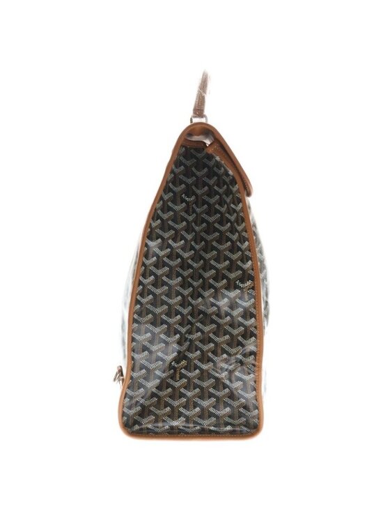 Goyard Sunleger Backpack Brown Black Leather Silver main image 4